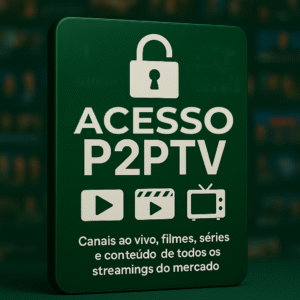 Acesso TV Pass por 1 Mês - Smart TVs com Android TV, celulares Android ou TV Box